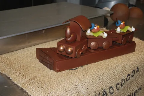 Chocolade sierstukjes met Peter Teerlinck